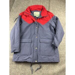 The Great X Eddie Bauer Coat Womens S Hooded Insulated Winter Parka Granola EUC